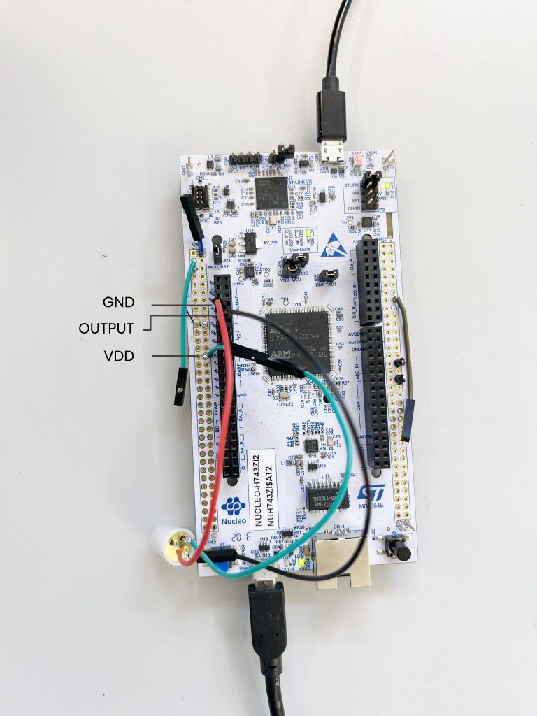 Bluetooth based PIR application using STM32 board